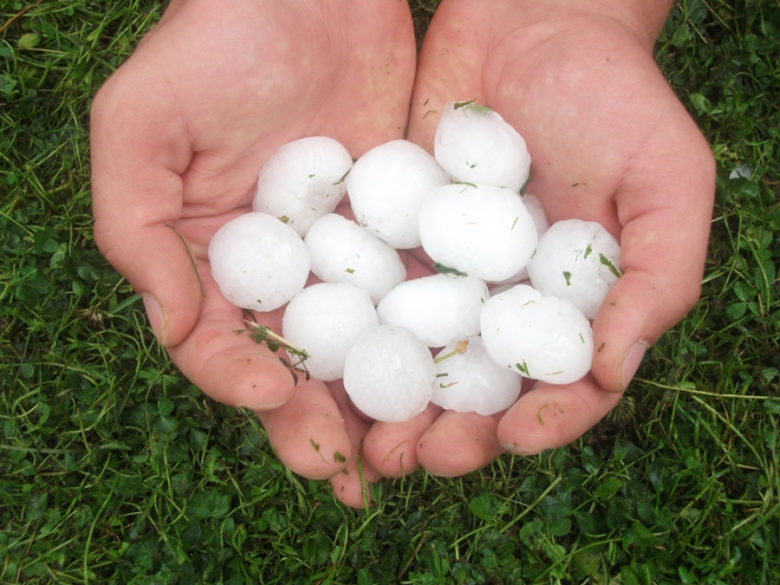 Large hail pieces cause major damage to vehicles needing dent repair