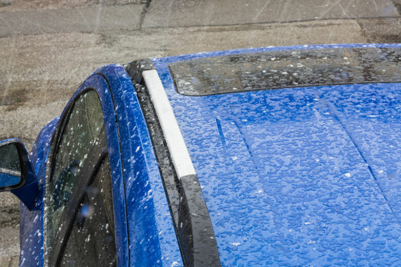 Hail damage repair needed after hailstorm in Grapevine, TX