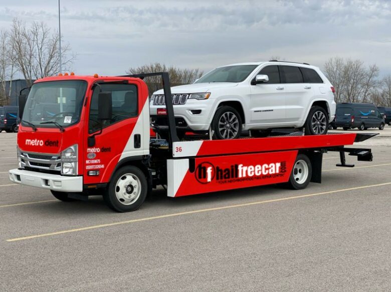 Truck for Concierge Dent Repair in Dallas, TX